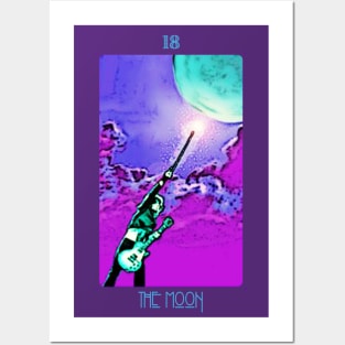 The Moon - Tarot Card Design Posters and Art